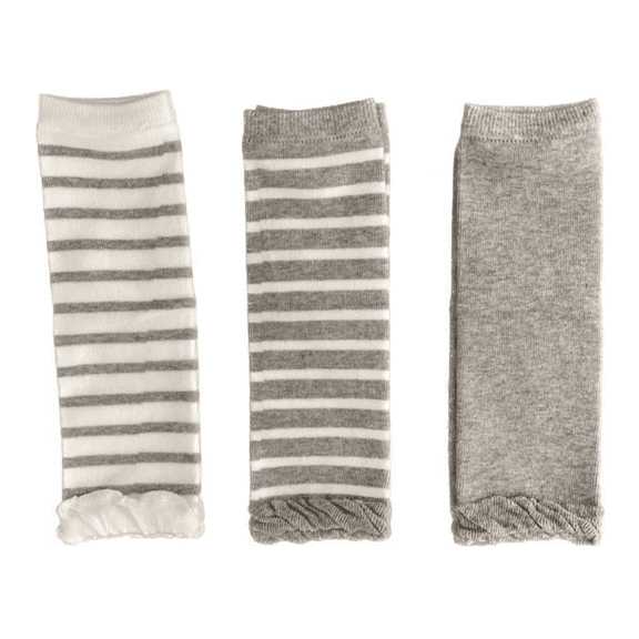 3 Pack Baby Toddler Leg Warmer Soft 100% Cotton Infants Leg Warmer Keep Warm Kids leg Support For 6-36M
