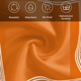 thumbnail image 5 of Burnt Orange Geometric Cloth Napkins, Country Greece Key Art Washable and Reusable Dinner Napkins Set of 8, Table Napkin for Kitchen Party Birthday Wedding Hotel Housewarming 20"x20", 5 of 8