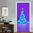 thumbnail image 4 of Christmas Front Door Decorations Sticker, Front Door Covers Decorative Christmas Ball wall stickers for Festive Party Home Decor,SP-F132,S(38.5x200cmx2Pcs), 4 of 15