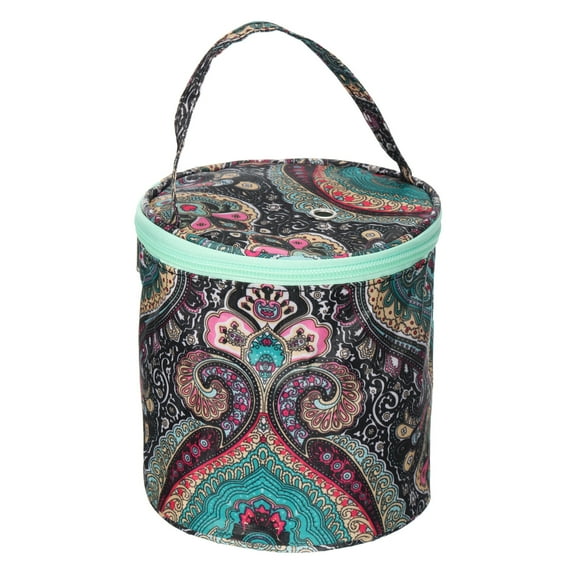 REGALWOVEN Yarn Storage Bag, Portable Crochet Knitting Bag Case Organizer, Mix Color
