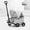 Grey, variant on Small Pet Cat Dog Cart Children Baby Play House Toy Small Pull Cart Trolley Go Out Pet Cart Dog Cart