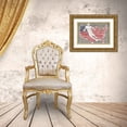 thumbnail image 3 of Art Licensing Studio 18x13 Gold Ornate Wood Framed with Double Matting Museum Art Print Titled - USA Flag and Runningback, 3 of 4