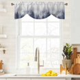thumbnail image 4 of Tie Up Valances for Windows, Blue Mist Forest Adjustable Valance Curtains Window Treatment for Living Room/Bedroom, Pine Larch Trees Natural Landscape Rod Pocket Kitchen Curtains & Drapes 54x18 Inch, 4 of 9
