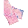 thumbnail image 6 of BadPiggies Tiktok Leggings Women's High Waist Yoga Pants Tie Dye Butt Lift Tummy Control Leggings Textured Scrunch Booty Tights (S, Pink), 6 of 9