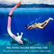 thumbnail image 5 of Buceo Snorkel Natación Snorkel Tubo de válvula de respiración húmeda seca de silicona de grado alimenticio, 5 of 6