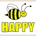 thumbnail image 3 of CafePress - BEE HAPPY Tote Bag - Unisex Canvas Tote Bag, Beige, 1-Piece, 3 of 8
