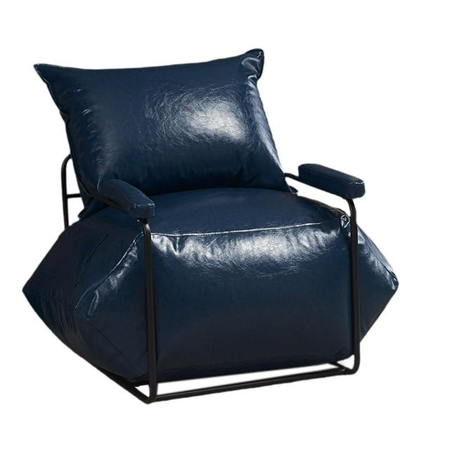 Abbracc Sofa Paresseux Polyvalent Canapé Mode Chaise Longue pour Balcon Chambre Intérieur Bleu