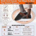 thumbnail image 2 of Foot Warmer For Desk Bubble Shoes Slippers, With 5v Rechargeable Battery Electric Heated Up Breathable Plush Shoes Cold Winter Weather To Keep Feet Wa, 2 of 4