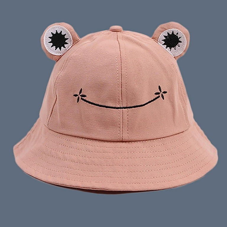 Baocc Accessories Hats Beach Animal Hiking Cap Cute Bucket Photography Hat  Fishing Baseball Caps Bucket Hats Pink
