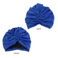 thumbnail image 5 of Women's Solid Twisted Sleep Hat Double Layer Imitation Silk Home Headband, 5 of 7