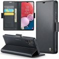 thumbnail image 1 of Funda tipo cartera para Samsung Galaxy A13 4G/5G con bloqueo RFID, tarjetero, soporte magnético, funda protectora de cuero con tapa para Samsung Galaxy A13 4G/5G de 6,5 pulgadas, 1 of 6