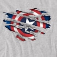 thumbnail image 2 of Captain America Boys/Girls Torn Sweatshirt, 2 of 4