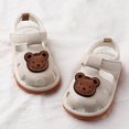 thumbnail image 5 of Zanarzt Baby Boys Girls Sandals Baby Boys Girls Sandals Summer Closed Toe Anti Slip Rubber Sole Toddler First Walkers Shoes Beige,US 6.5, 5 of 5