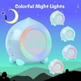 thumbnail image 2 of Despertador Niño Luminoso LED Lámpara digital Despertador Luz nocturna Niña Niños Día Noche Niño Volumen Ajustable Snooze Despertador en carga USB Xemadio GX-147, 2 of 6