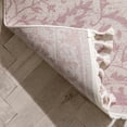 thumbnail image 3 of Well Woven Loop-De-Loop Mara Floral Botanical Pattern Blush Kilim-Style 2'3" x 7'3" Runner Area Rug, 3 of 9