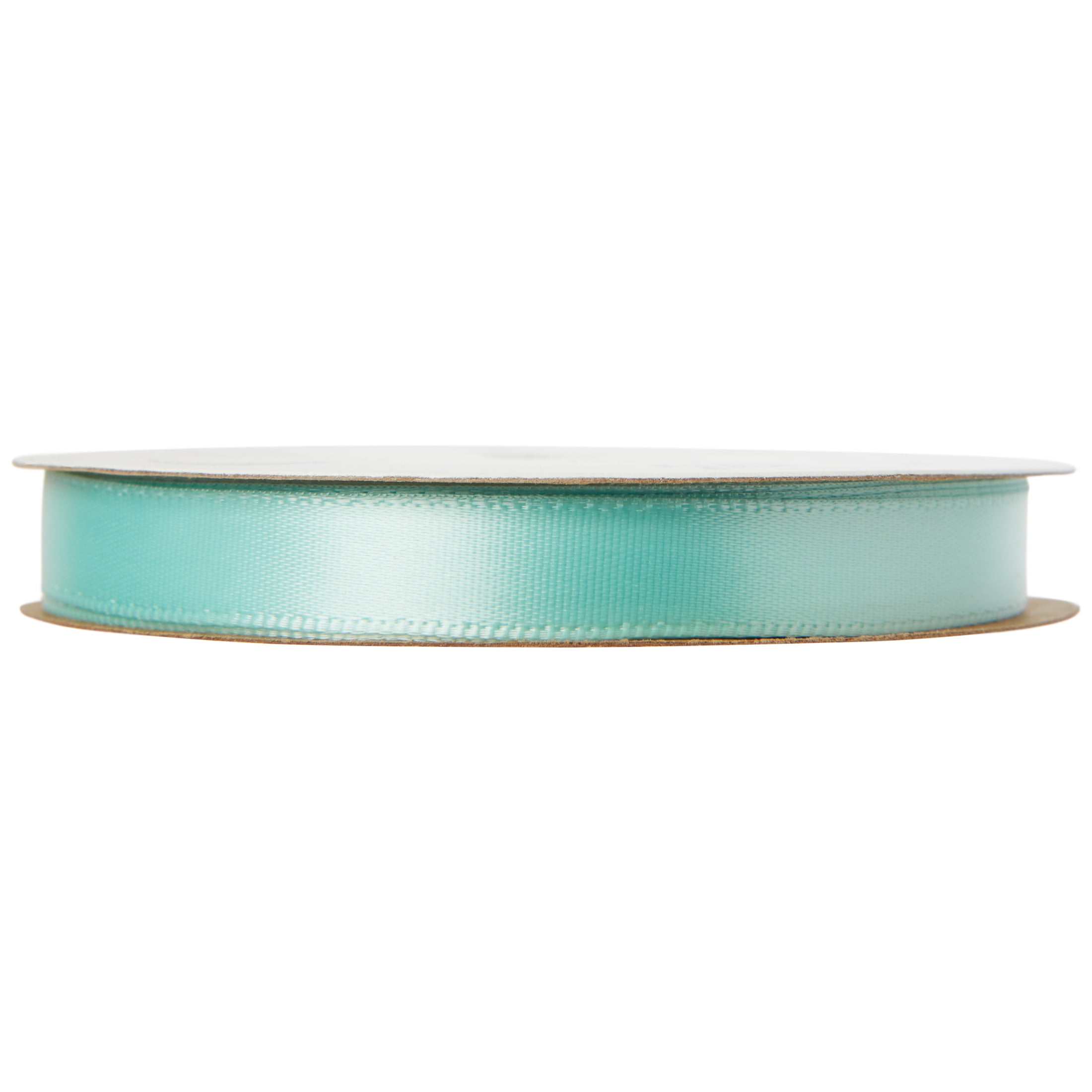 (2 pack) Offray Ribbon, Single Face Satin Ribbon, Aqua, 3/8" x 18 feet, Polyester Ribbon, 1 Each