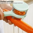 thumbnail image 3 of 2026 New with Box Storage Kitchen Special Fruit Peeler, Fruit and Vegetable Peeler with Container, Double-Sided Stainless Steel Peeling Knife for Home Kitchen, 3 of 9
