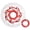 Red 140mm, variant on Hollow Centerlock Bicycles Disc Brake Rotor 160/140mm Road Bikes Brake Rotor Center Lock Hydraulic Disc Brake Rotor