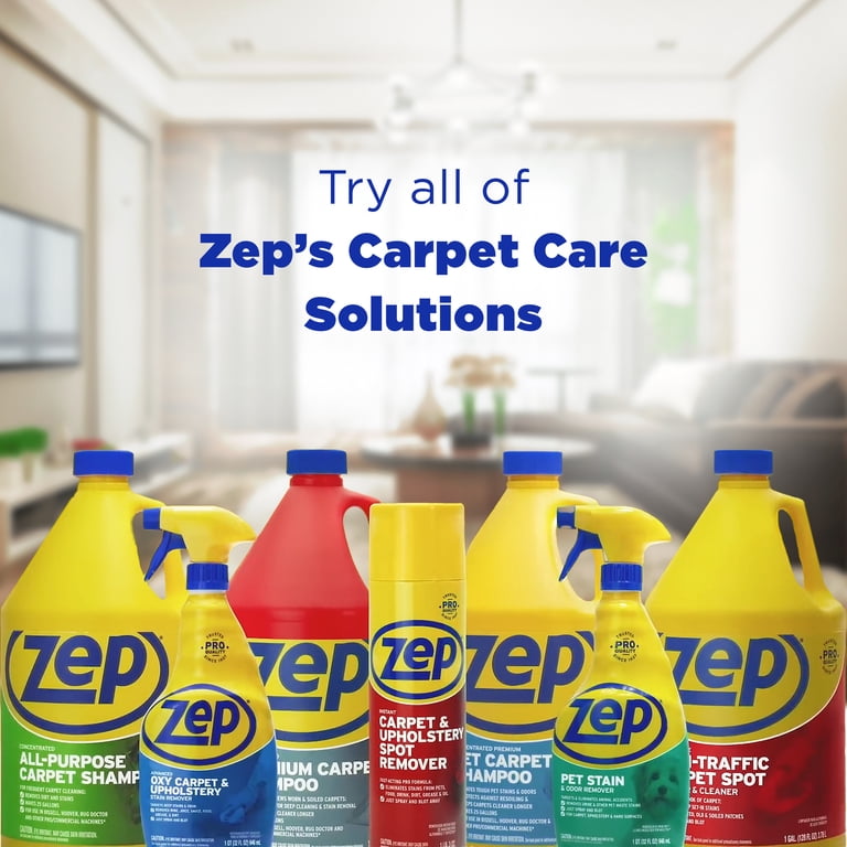Zep Premium Carpet Shampoo, 2.5 Gal Case of 2, For Carpet Machines