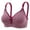 18-Hot Pink, variant on YWDJ Bras for Women Half Cup Bras Wireless Sleep Bras Adjustable Straps Push up Wrap Comfy Bras Padded Comfort Bras Lounge Bras Pink XL