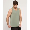 thumbnail image 5 of Real Essentials 5 Pack: Dry-Fit Muscle Tank Tops Sleeveless Shirts Workout Tees Athletic Running Tees (Big & Tall Available), 5 of 6