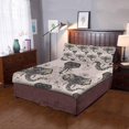 thumbnail image 2 of ABPHQTO Juego de cama de 3 piezas Funda nórdica de elefante con 2 fundas de almohada para la decoración de la habitación del hogar, 2 of 4