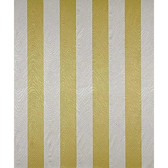 Fabric Robert Allen Beacon Hill Anabel Citrine Silk Stripe Drapery HH15