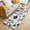 Black, variant on 2'x6' Rug Runners for Hallways Kitchen, Vintage Flowers Non Slip Entryway Beside Floor Carpet Runner, Black White Farmhouse Floral Plants Washable Laundry Room Bedroom Throw Rugs Mat for Family Pet