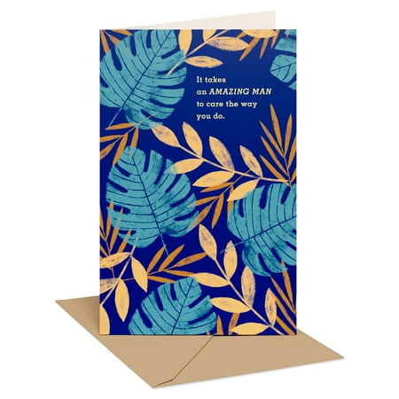 American Greetings Father's Day Card for Any Amazing Man (Tropical Leaves)
