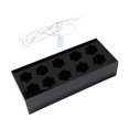 thumbnail image 1 of GUOOL Rectangular Flower Vase Acrylic Flower Vase for Bedroom Home Dining Table 10 10 10 holes, 1 of 9