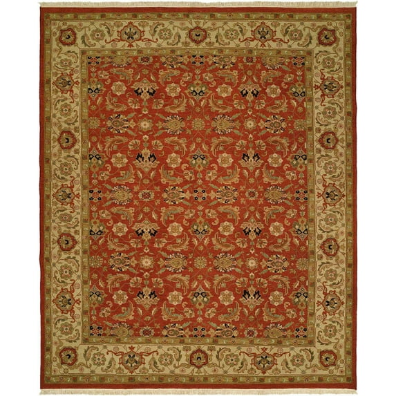 K2 Floor Style Soumak Ivory/Black Hand Made Wool Area Rug