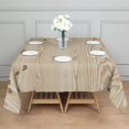 thumbnail image 3 of Square Tablecloth, Waterproof Polyester Table Cover, Wrinkle Resistant & Washable Fabric for Dining, Kitchen, Picnic, 60x60in(152x152cm), Wood Print, 3 of 6