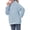 Blue, variant on Girls' Fleece Jumpers with Hood and Pockets - Cozy Pullover for Casual Wear, Ages 6-16, for School and Outdoors