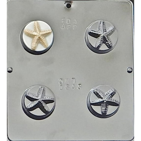 1643 Starfish Oreo Cookie Chocolate Candy Mold