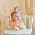 thumbnail image 4 of 2nd Birthday Hat for Birthday Party,Glitter Candy Colors Crown,Second Birthday Crown,Pink Princess Decor Presents,1PCS, 4 of 8