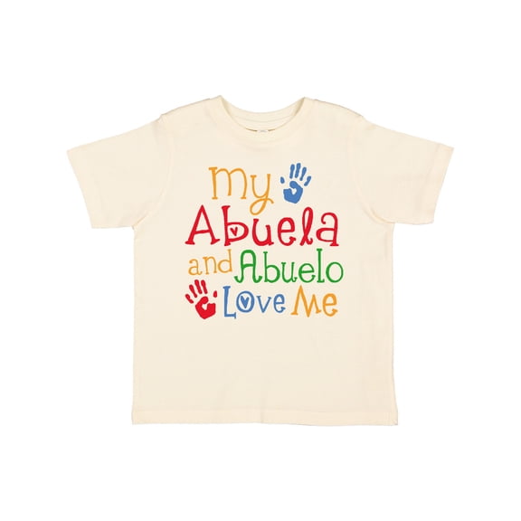 Inktastic My Abuela and Abuelo Love Me Boys or Girls Toddler T-Shirt