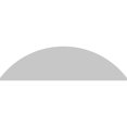 thumbnail image 5 of Ekena Millwork 50"W x 13-1/2"H x 2"P Segment Arch 4 Spoke Architectural Grade PVC Pediment, 5 of 7