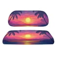 thumbnail image 6 of Garronmavis Sunset Palm Tree Golf Cart Seat Covers Washable Split Backrest Front Seat Cover Easy to Install for Outdoor Protection Summer Accessiores Universal Fit, 6 of 6