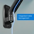 thumbnail image 5 of Gabor Single Monitor Wall-Mount Arm, Computer Wall Mount Monitor Arm Fits 1 Screen of 17-32 Inch Displays, Gas Spring Monitor Arm with Tilt, Swivel, Rotation, Single Monitor Mount Holds up to 19.8lbs, 5 of 10