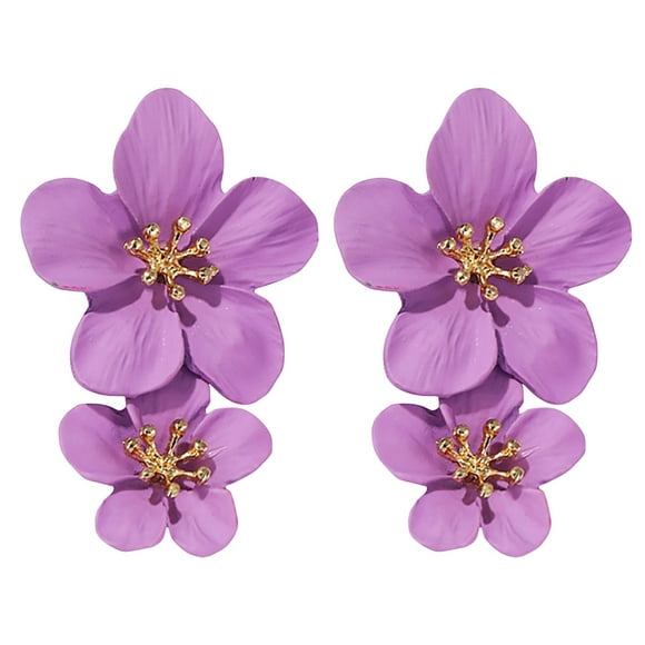 2025 925 Silver Gold Rose Clip on Hoop Earrings for Women Gold Stud Earrings for Earring Dangle Women Fashion Jewelry