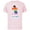 Soft Pink, variant on Disney Mickey Mouse Pride Inclusive Pose Rainbow Icon Fill - Short Sleeve Cotton T-Shirt for Adults - Customized-Black
