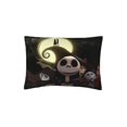 thumbnail image 3 of Funda de almohada de microfibra liviana, súper suave y de fácil cuidado con cierre tipo sobre para sofá cama y sala de estar, solo funda de cojín, sin relleno, color negro, 20 x 26 pulgadas, 3 of 8