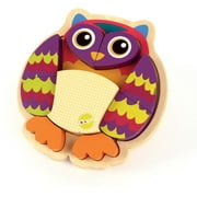OOPS Happy Puzzle - Wooden Toy Puzzle for Toddlers, Owl Character