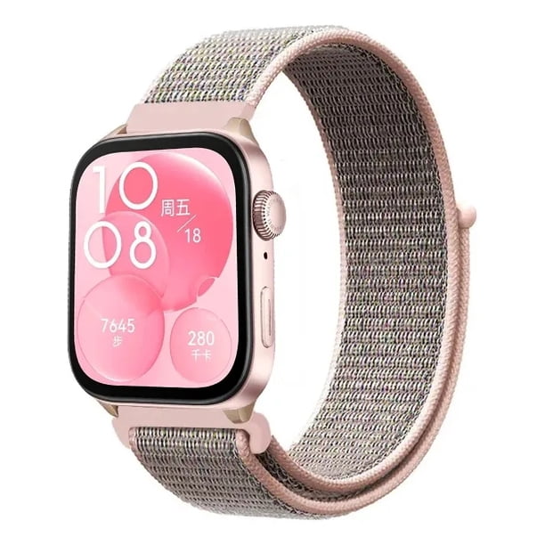 Correa Deportiva para Huawei Watch Fit 3 y 4, Nylon Transpirable