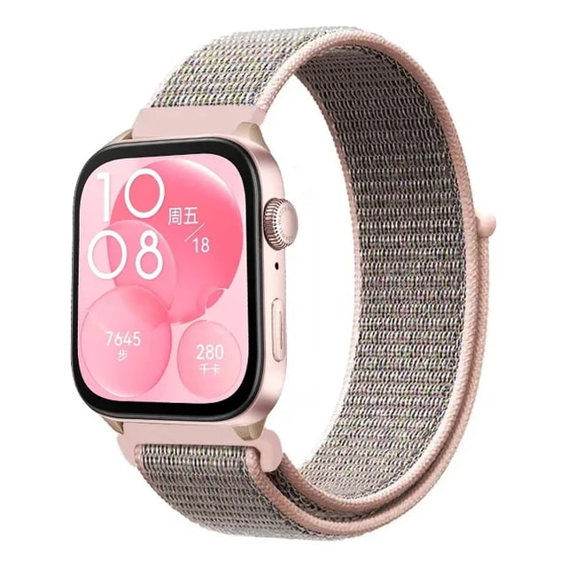 Correa Deportiva para Huawei Watch Fit 3 y 4, Nylon Transpirable