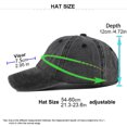 thumbnail image 3 of Baseball Caps, Hat Cotton Light Board Color Baseball Cap Men Cap Hat, 3 of 4