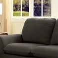 thumbnail image 4 of Furniture of America Osilla Fabric Upholstery Loveseat in Gray, 4 of 5