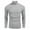 Gray, variant on hotojiny Men's Turtleneck Sweater Stretchy Slim Fit Ribbed Knitted Pullover Casual Lightweight Long Sleeve Thermal Top