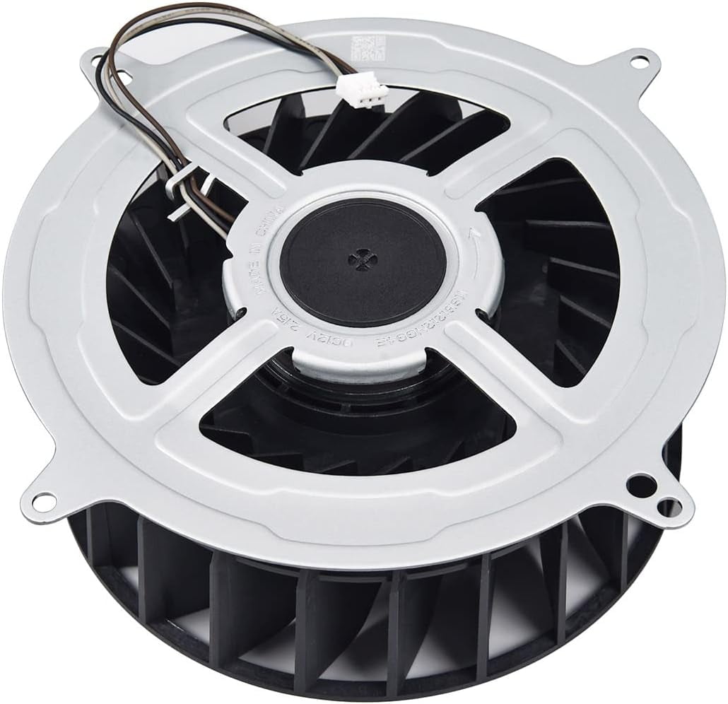 Cooling Fan Replacement for PS5,Internal Cooling Fan 12047GA-12M-WB-01 12V 2.4A 23 Blades Fan General 17 Blades G12L12MS1AH-56J14 Fan,With T8 Screwdriver