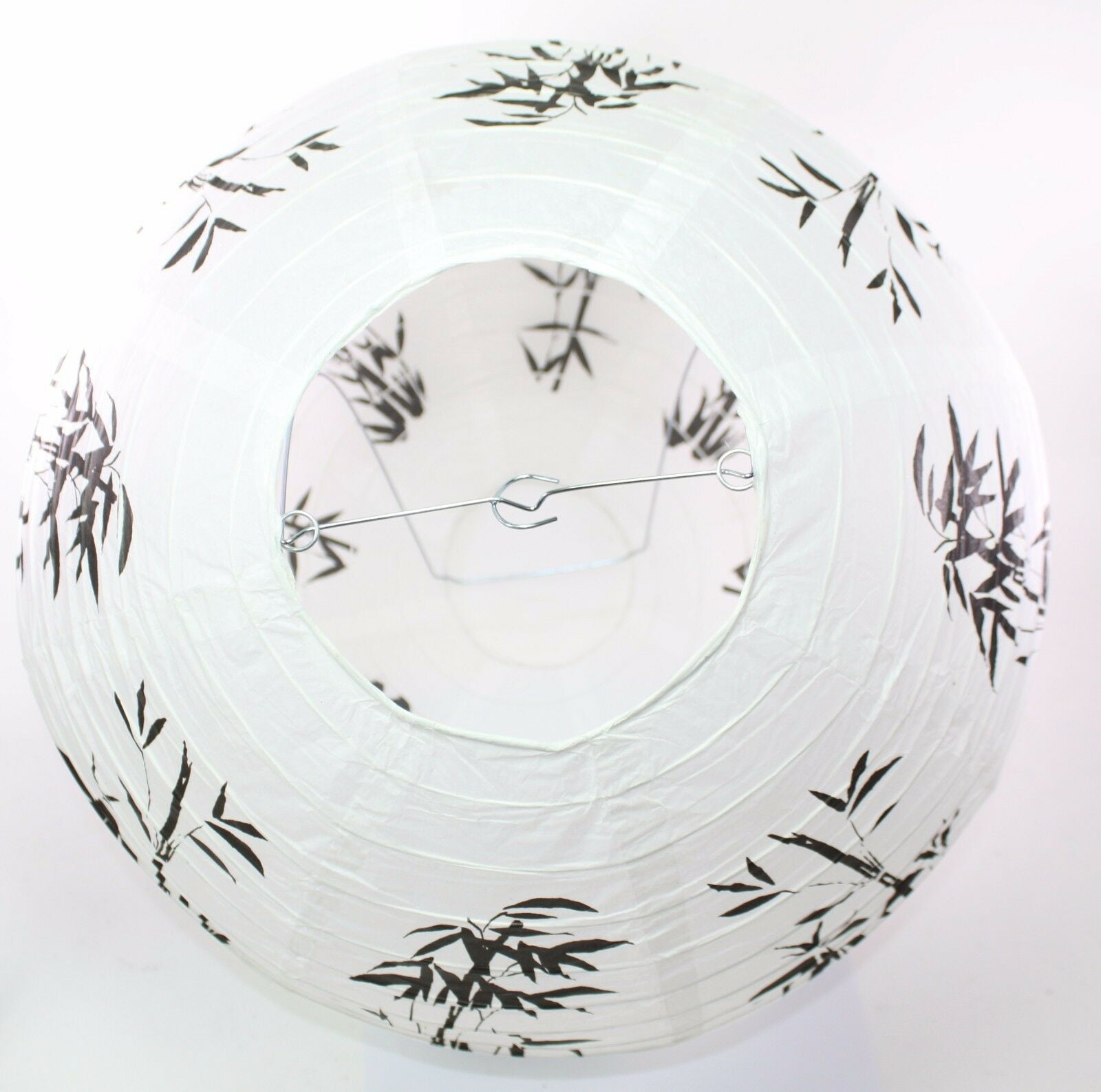 ERROR Set of 4: 16" Black & White Bamboo Paper Lantern Wedding Party Decor EHD